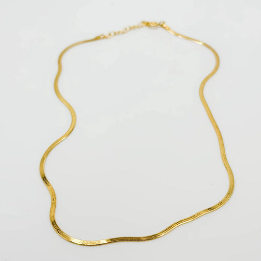 Mishil Goldene Halskette – Elegante filigrane Kette in Gold